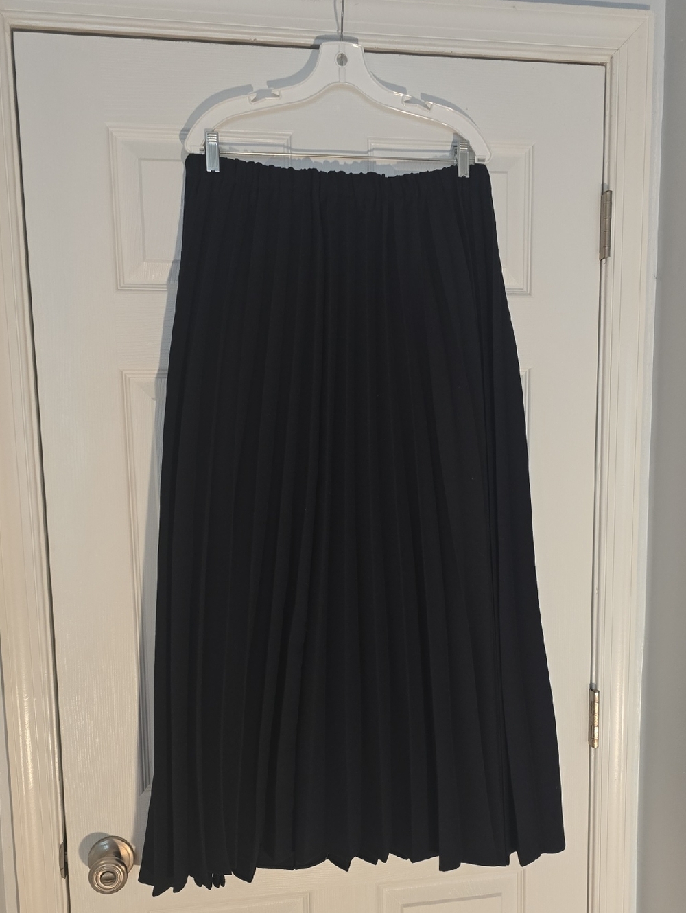 Vintage Black Pleated Skirt